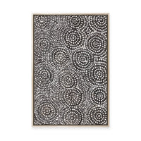Watiya-Warnu Jukurrpa (Seed Dreaming) No.1 | Framed Canvas Print