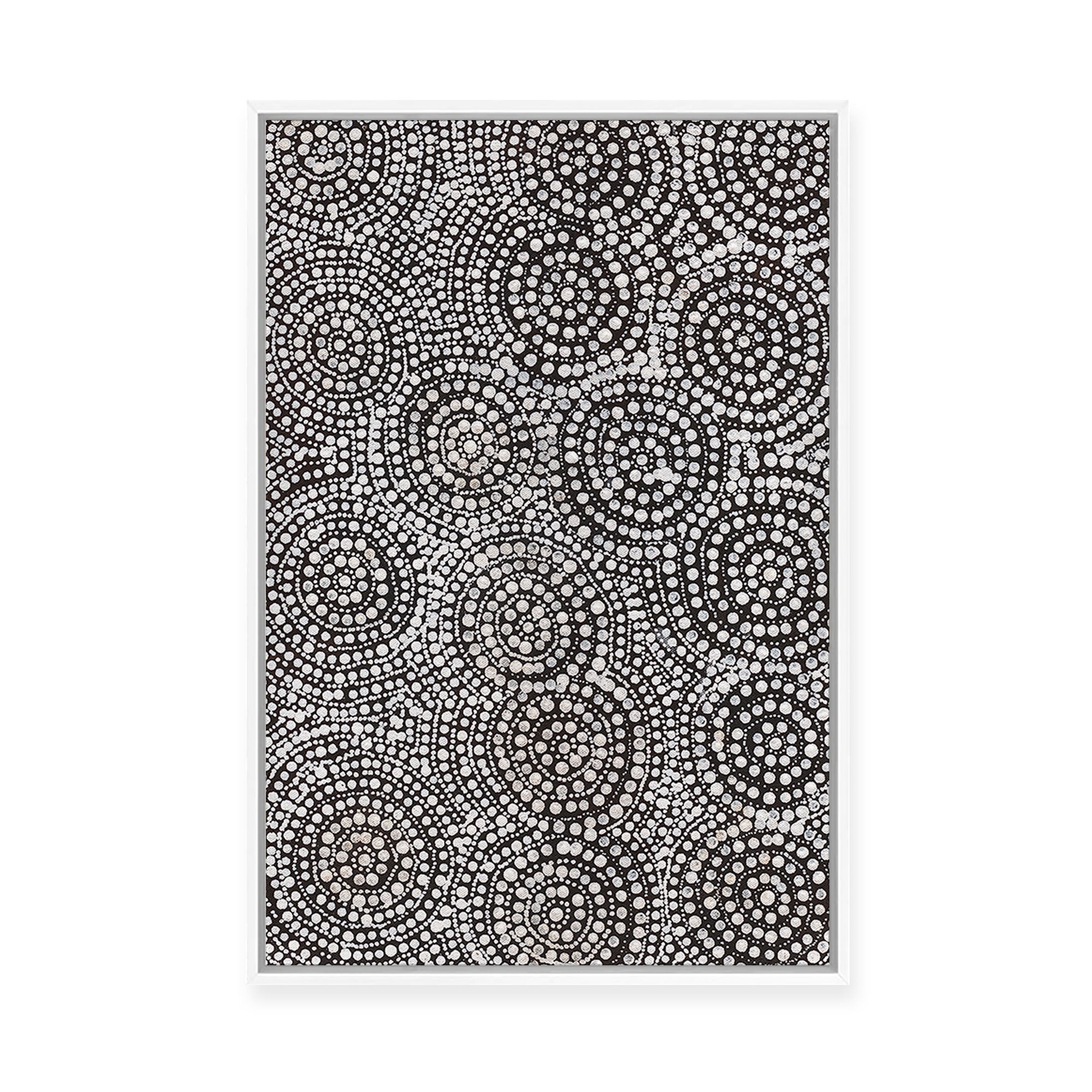 Watiya-Warnu Jukurrpa (Seed Dreaming) No.1 | Framed Canvas Print