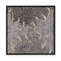 Watiya-Warnu Jukurrpa (Seed Dreaming) No.2 | Framed Canvas Print
