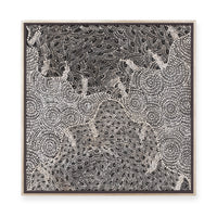 Watiya-Warnu Jukurrpa (Seed Dreaming) No.2 | Framed Canvas Print
