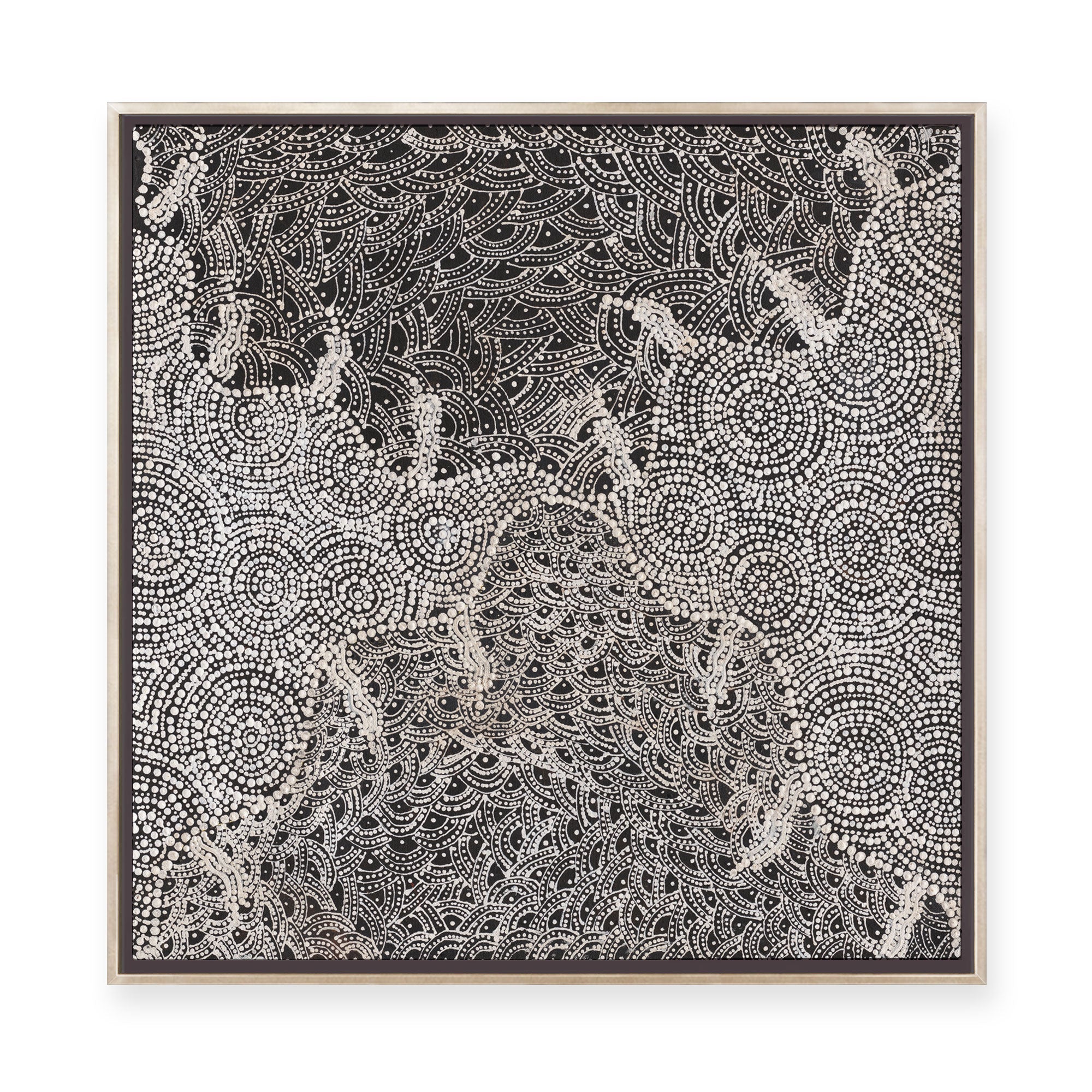 Watiya-Warnu Jukurrpa (Seed Dreaming) No.2 | Framed Canvas Print