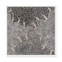 Watiya-Warnu Jukurrpa (Seed Dreaming) No.2 | Framed Canvas Print