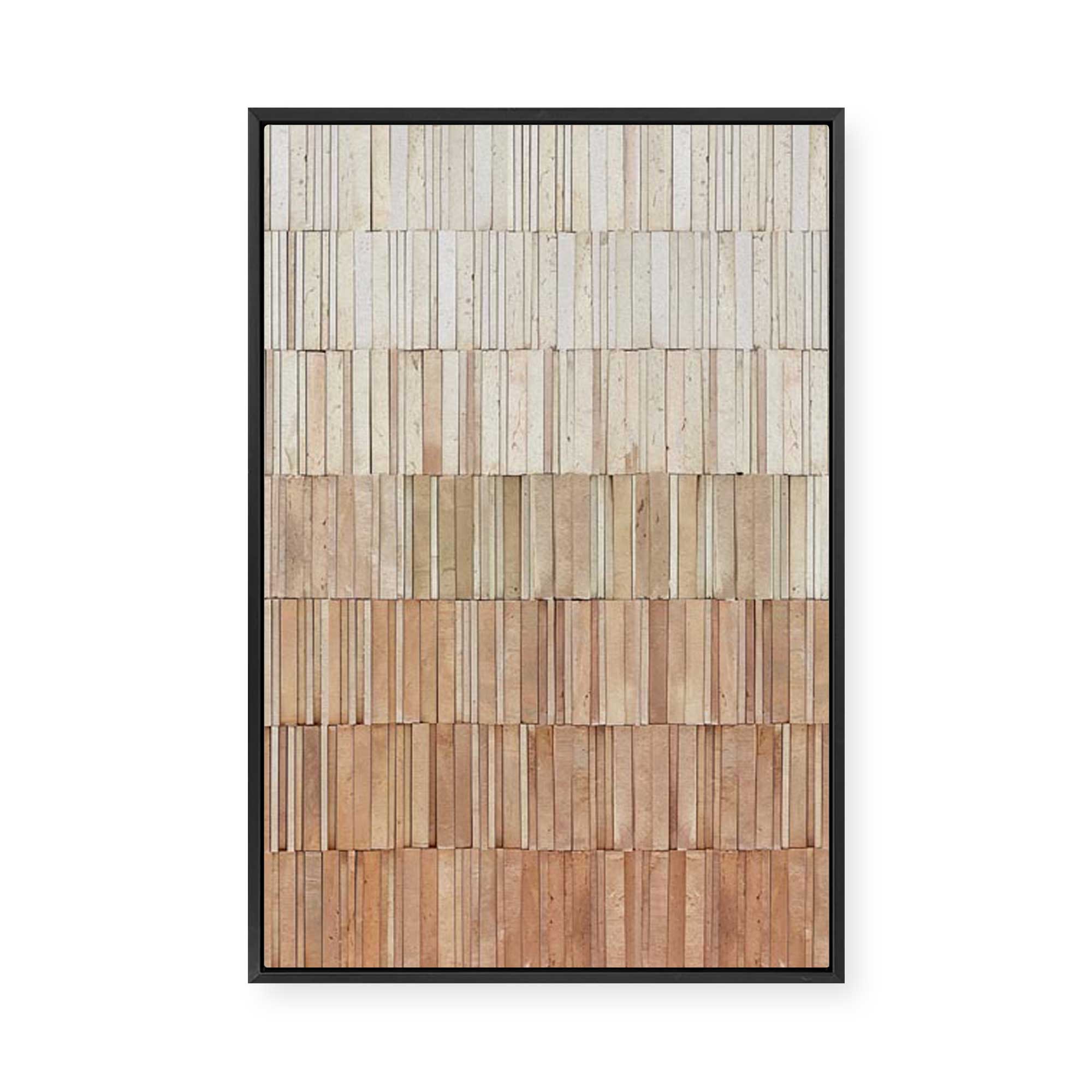 Terracotta Wall III | Framed Canvas