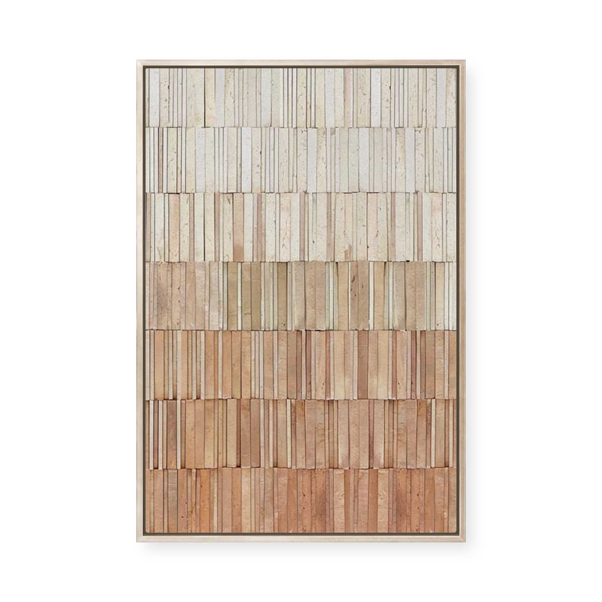 Terracotta Wall III | Framed Canvas