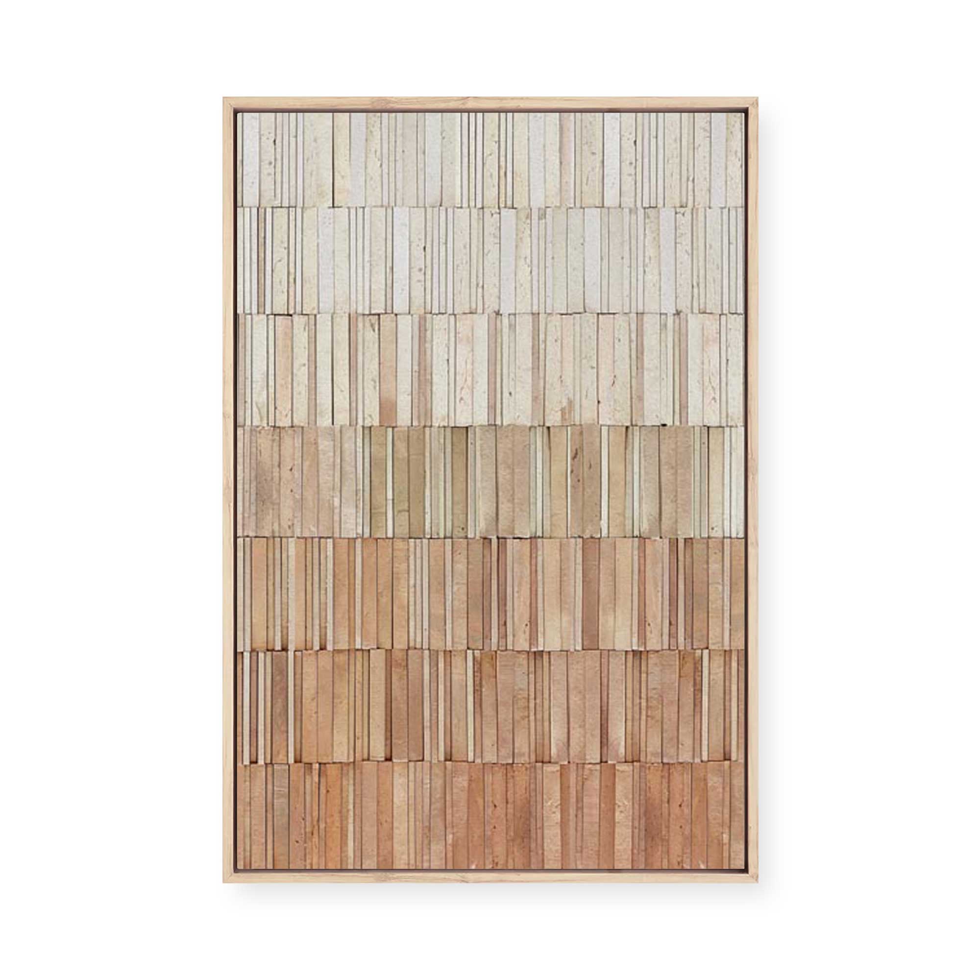 Terracotta Wall III | Framed Canvas
