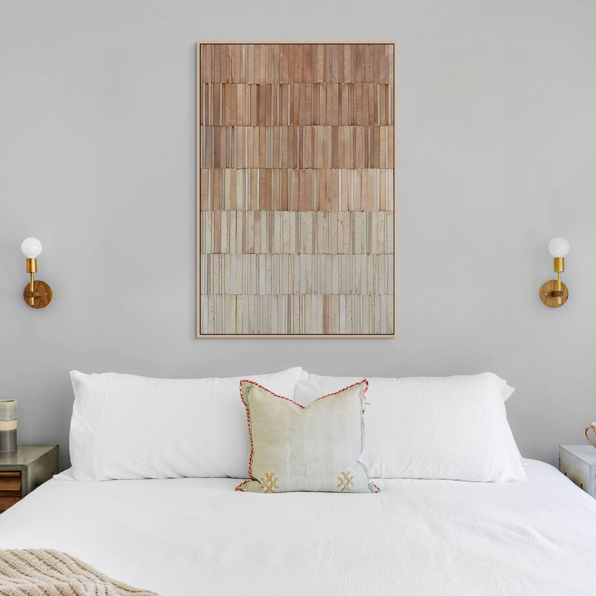 Terracotta Wall II | Framed Canvas