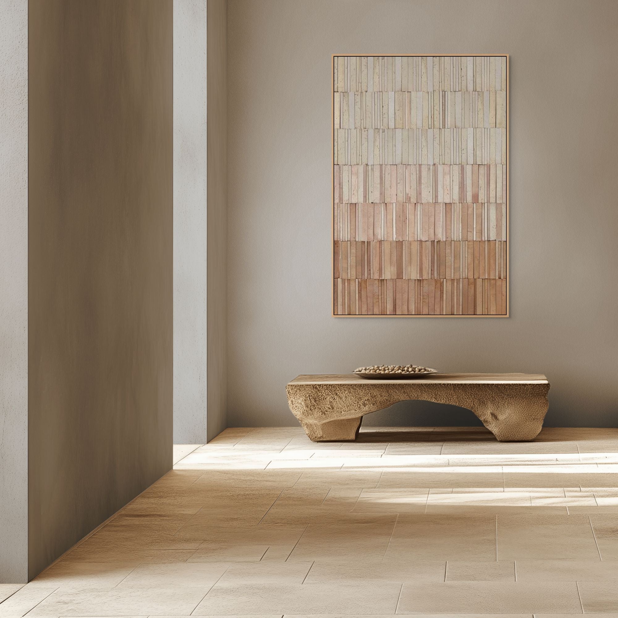 Terracotta Wall I | Framed Canvas