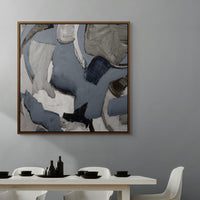 Textured Greys I | Framed Canvas