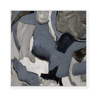 Textured Greys I | Framed Canvas