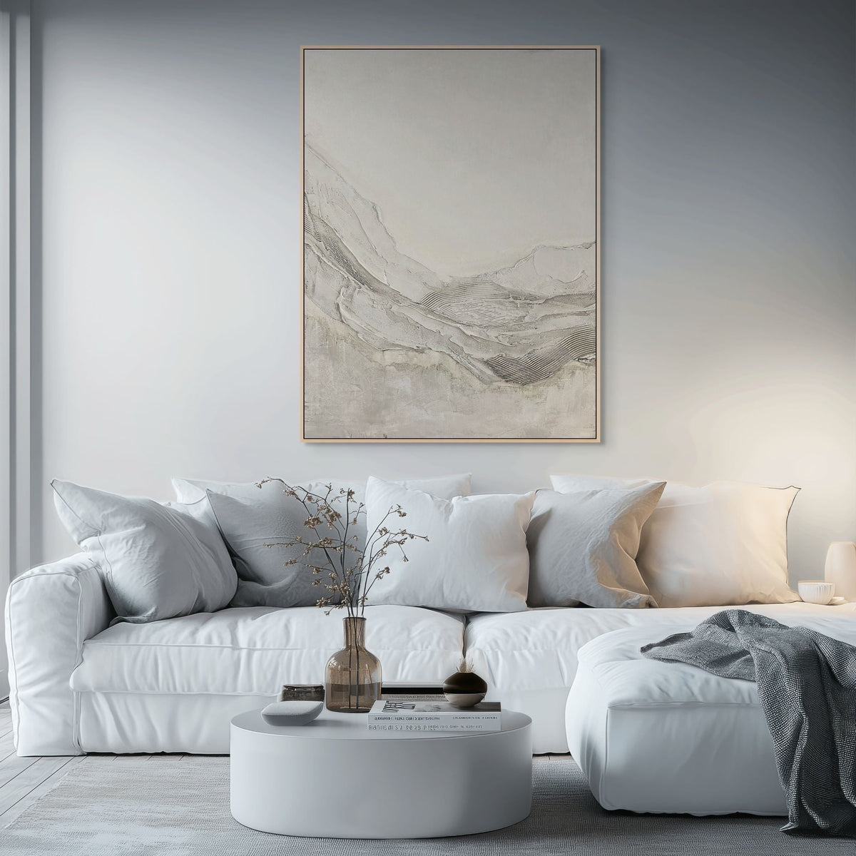 Textured Horizon | Framed Canvas
