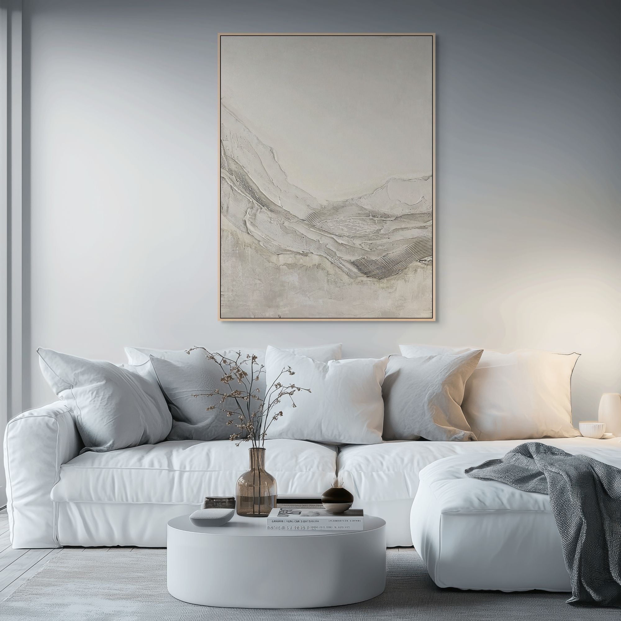 Textured Horizon | Framed Canvas