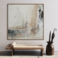 Textured Layers of Subtle Movement | Framed Canvas