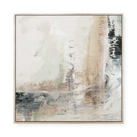 Textured Layers of Subtle Movement | Framed Canvas