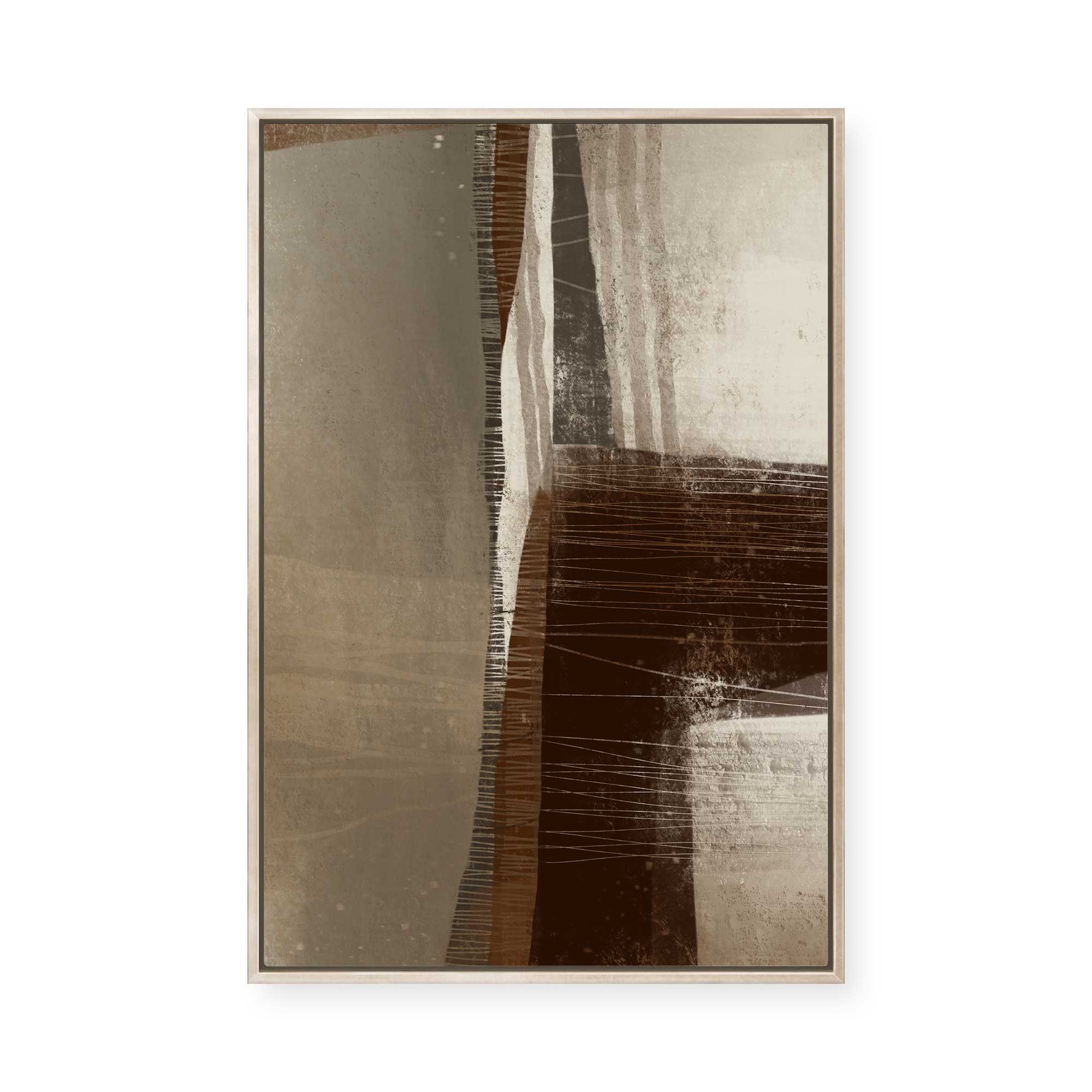 The Flowing Earth | Portrait |  Framed Canvas