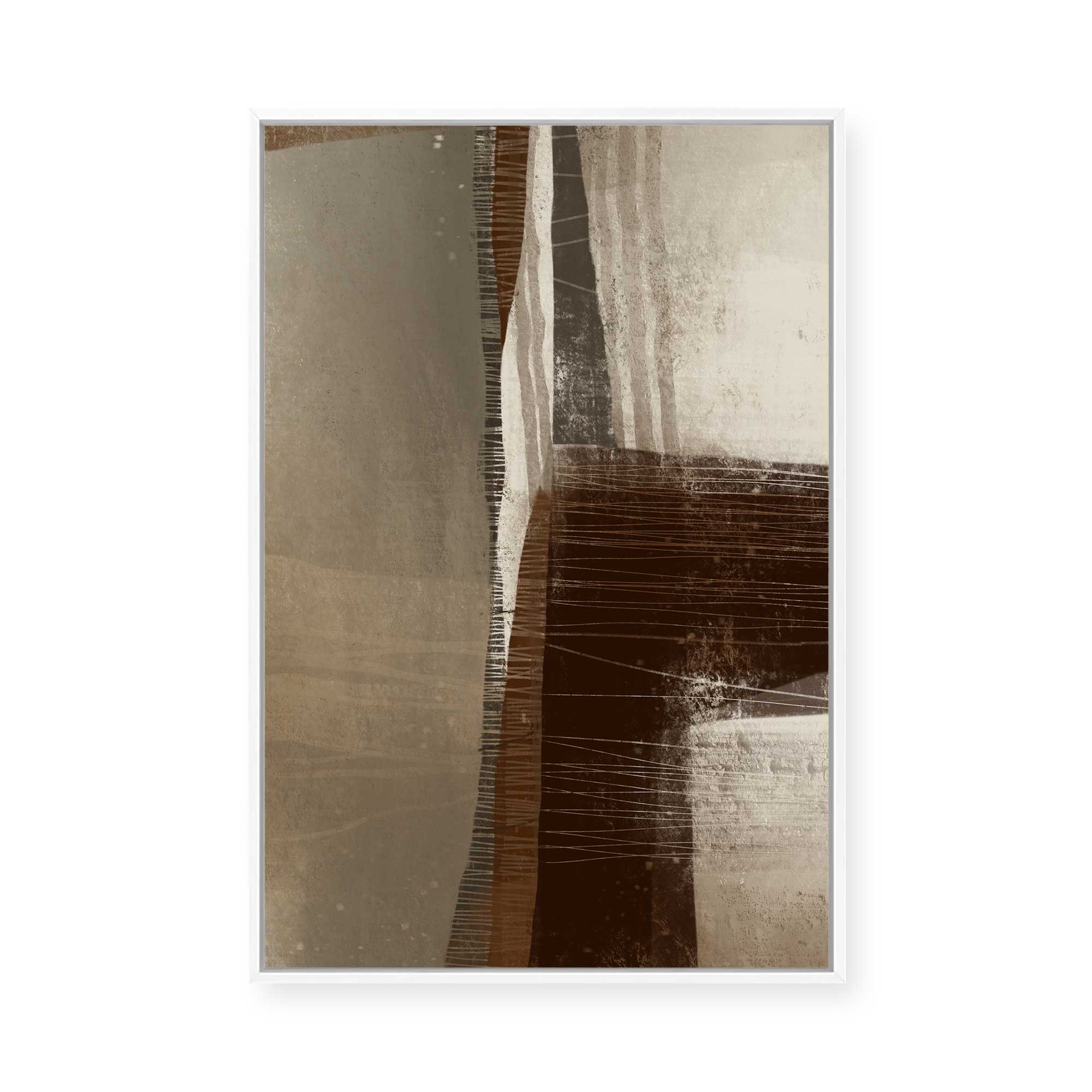 The Flowing Earth | Portrait |  Framed Canvas