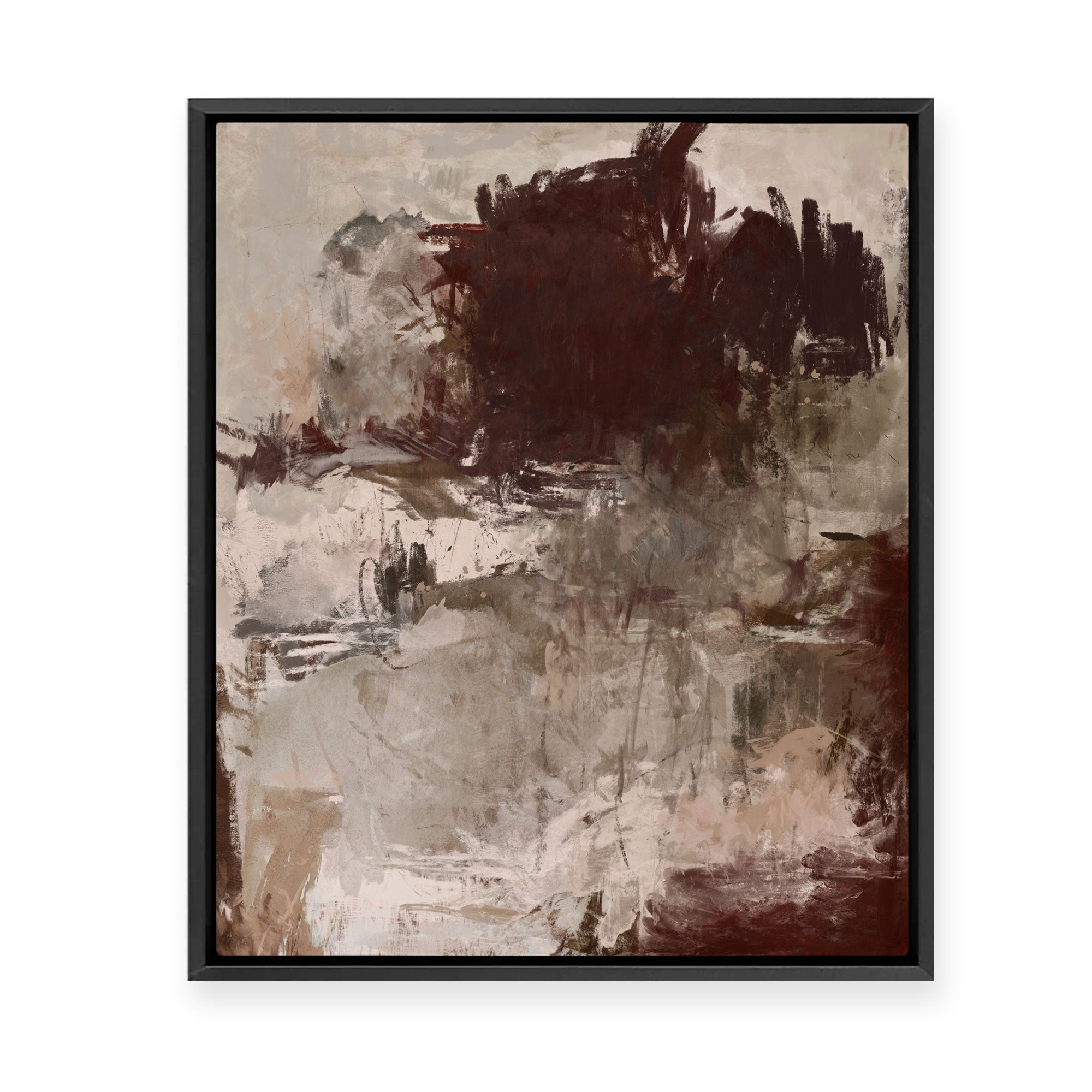 The Moving of Colour | Framed Canvas