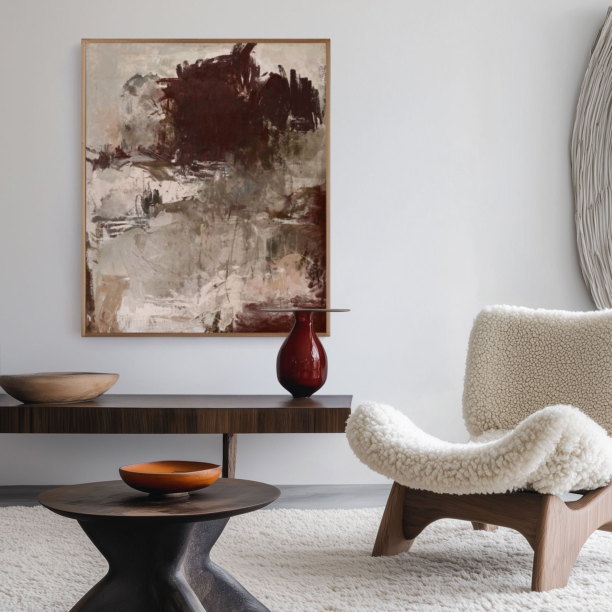 The Moving of Colour | Framed Canvas