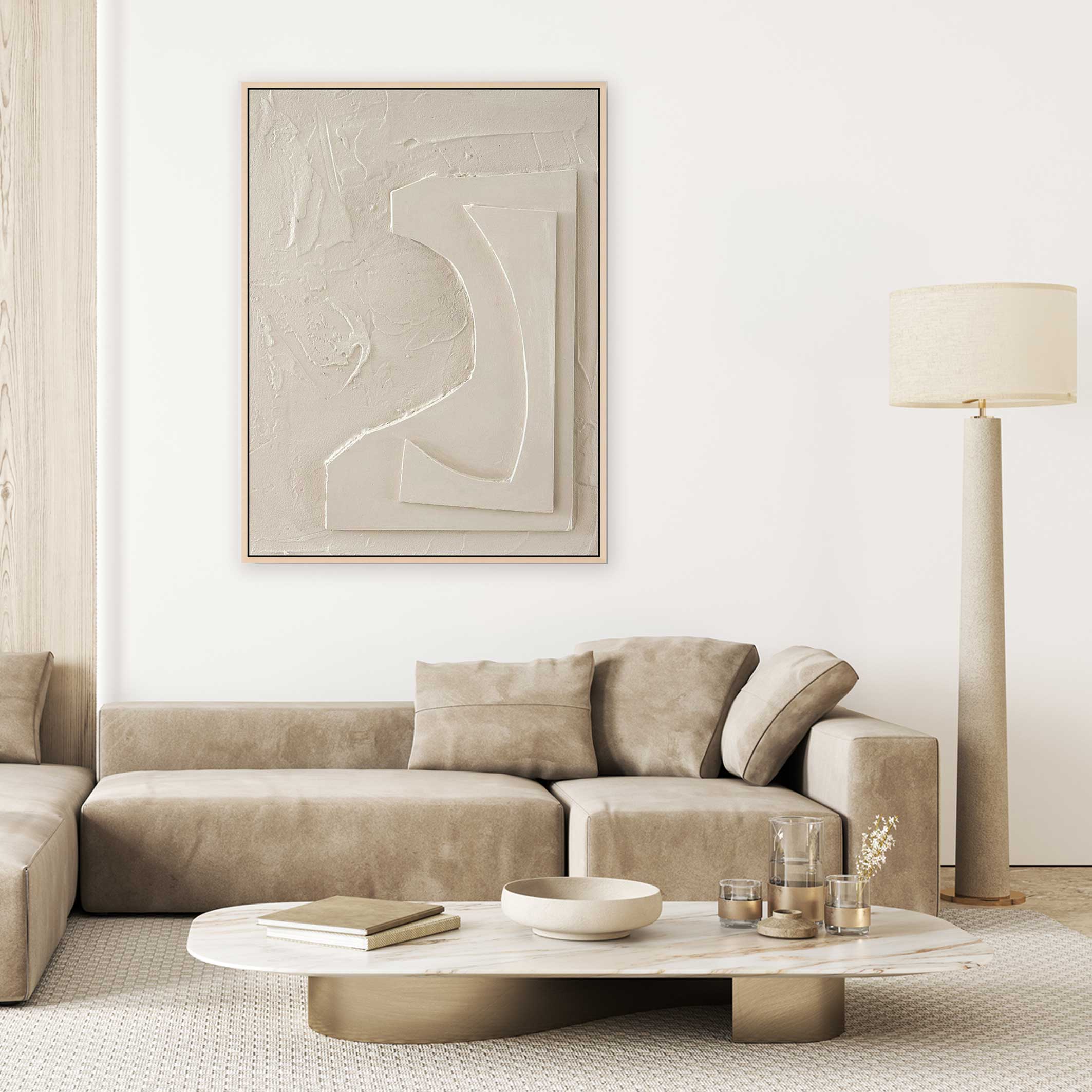 The Simple I | Framed Canvas