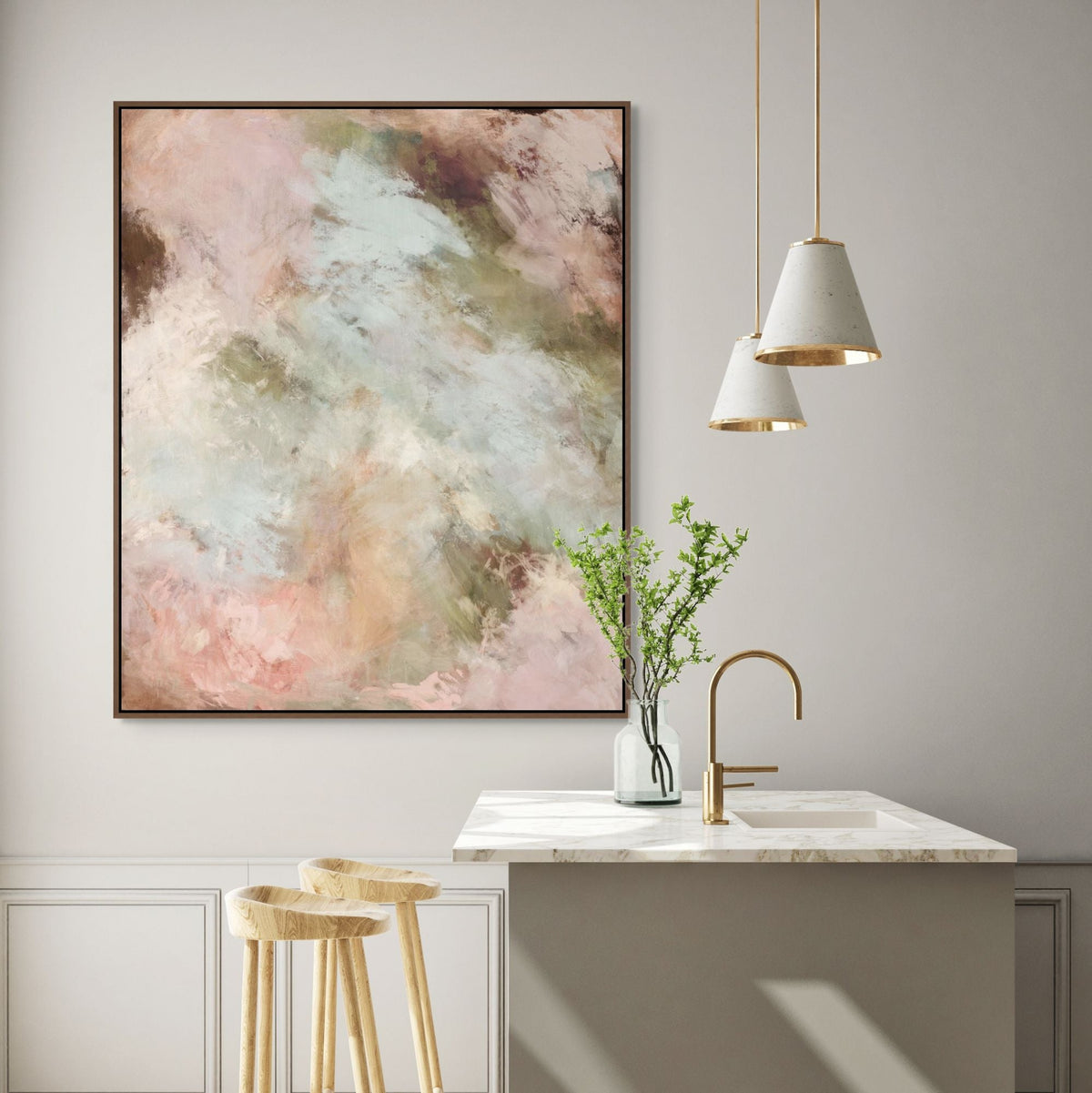 The Space Between Us | Framed Canvas