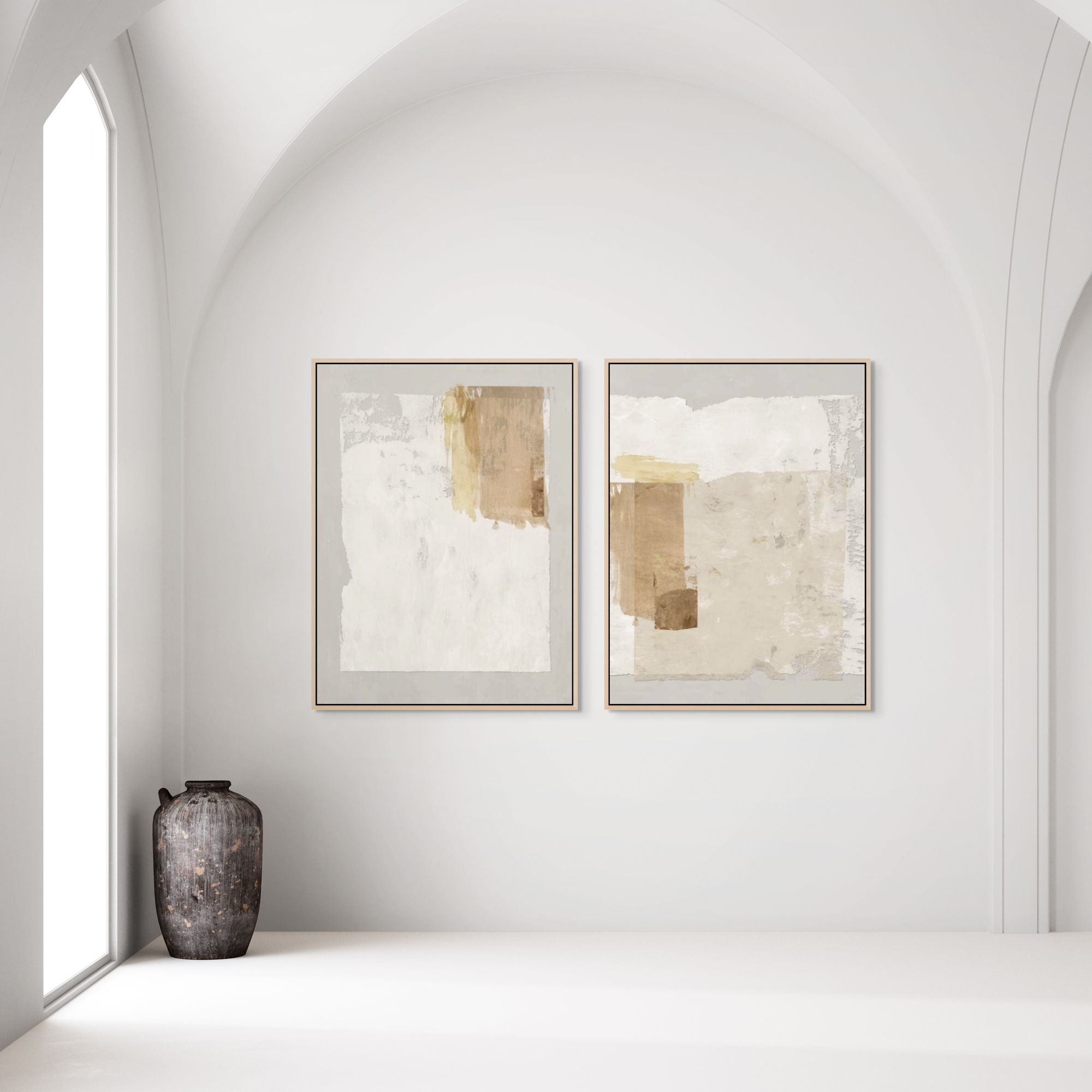 Timeless Textures I | Framed Canvas