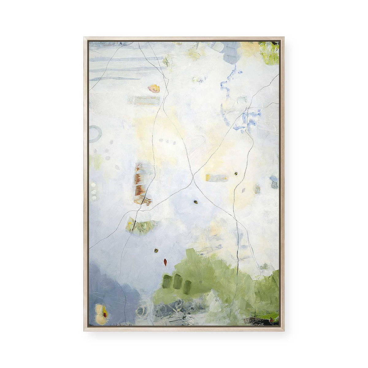 Treasure Map 1 | Framed Canvas