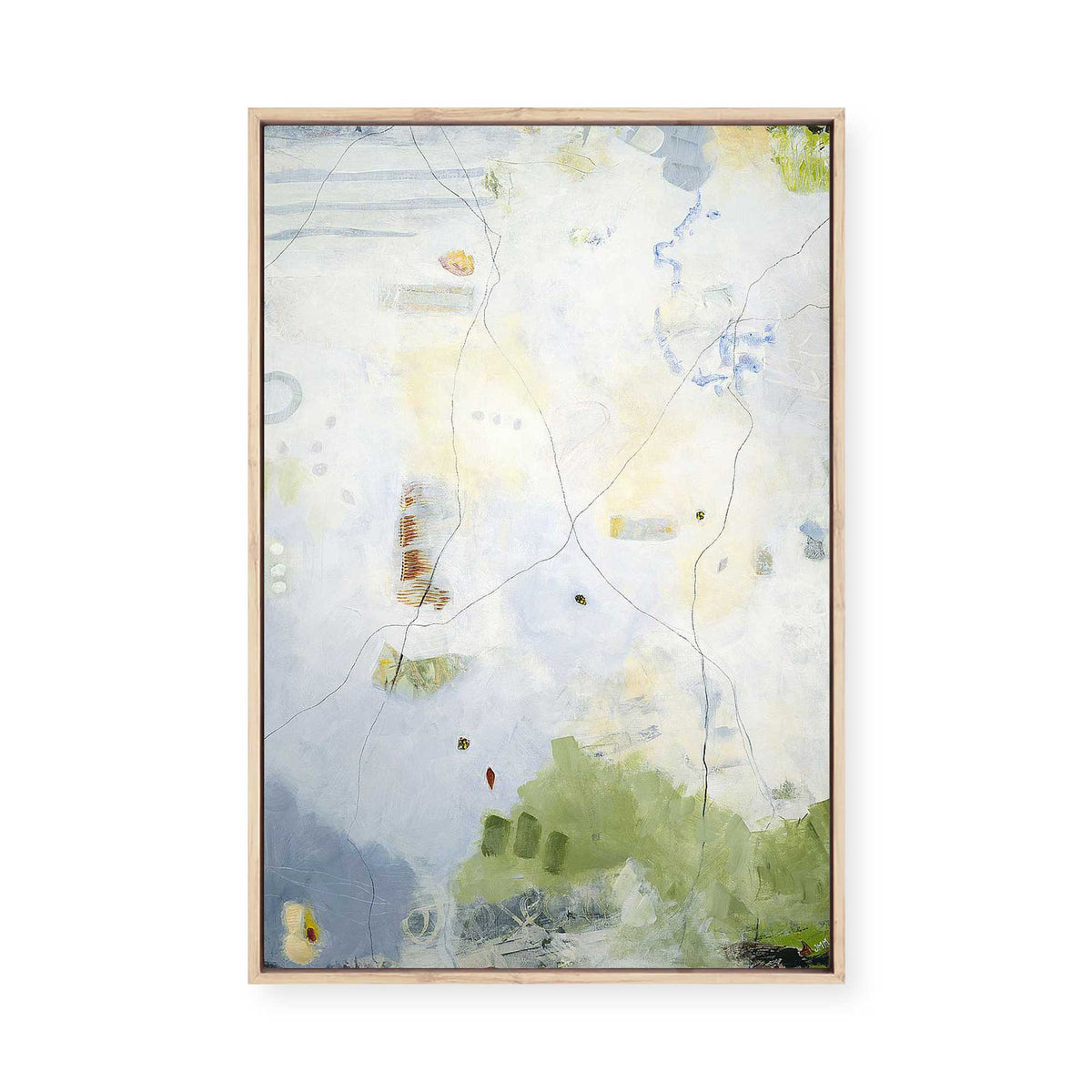 Treasure Map 1 | Framed Canvas