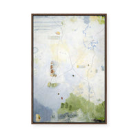 Treasure Map 1 | Framed Canvas