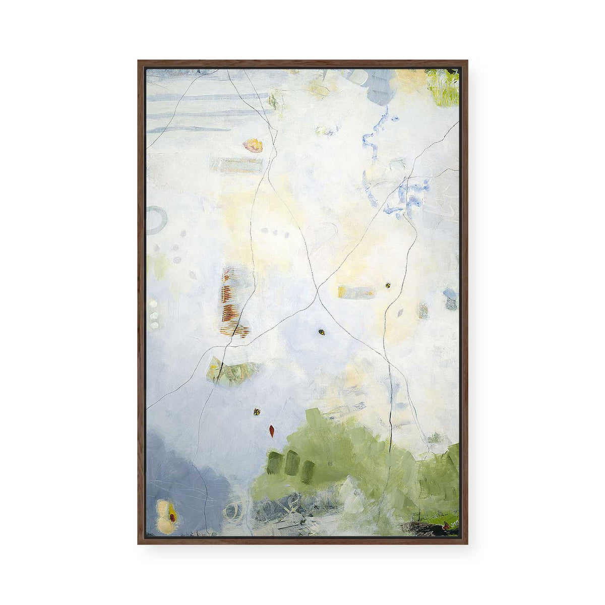 Treasure Map 1 | Framed Canvas
