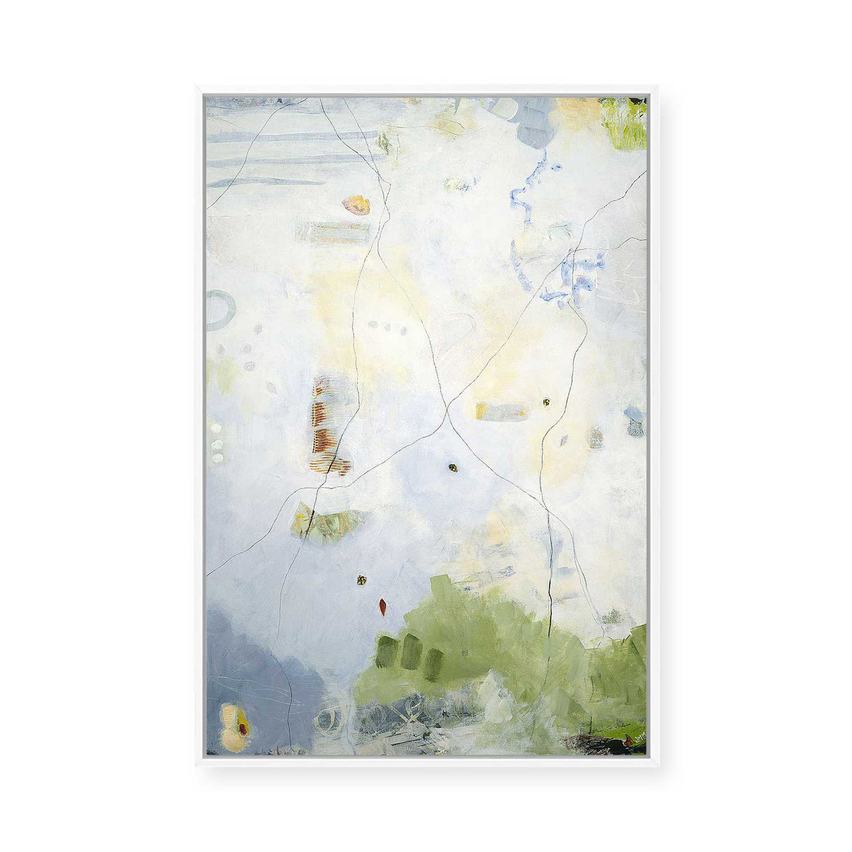 Treasure Map 1 | Framed Canvas