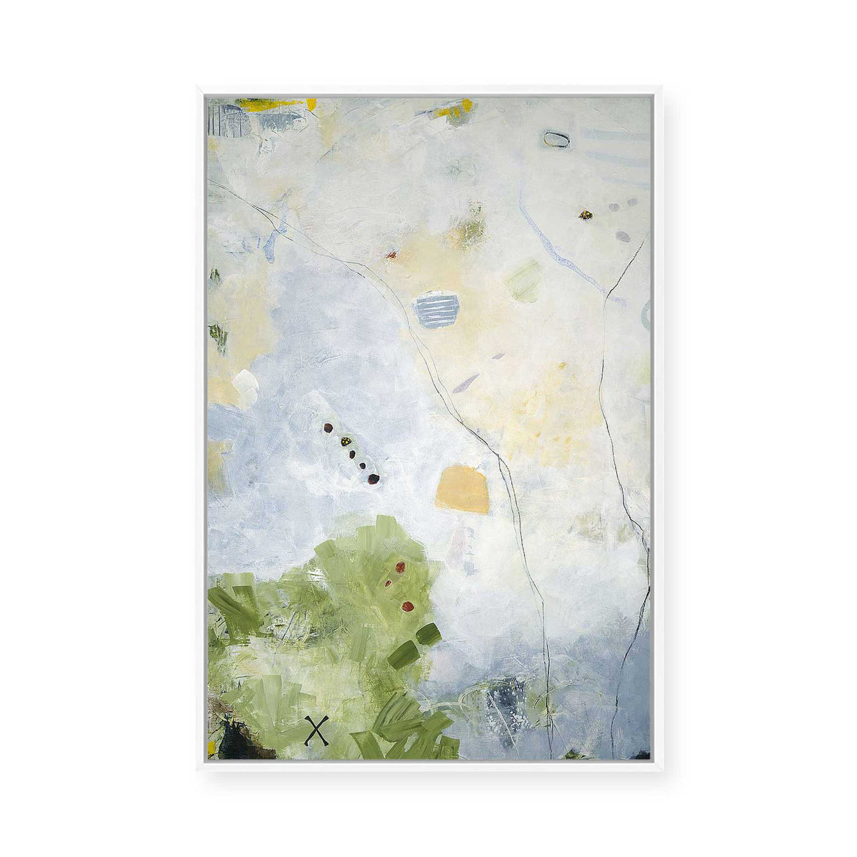 Treasure Map 2 | Framed Canvas