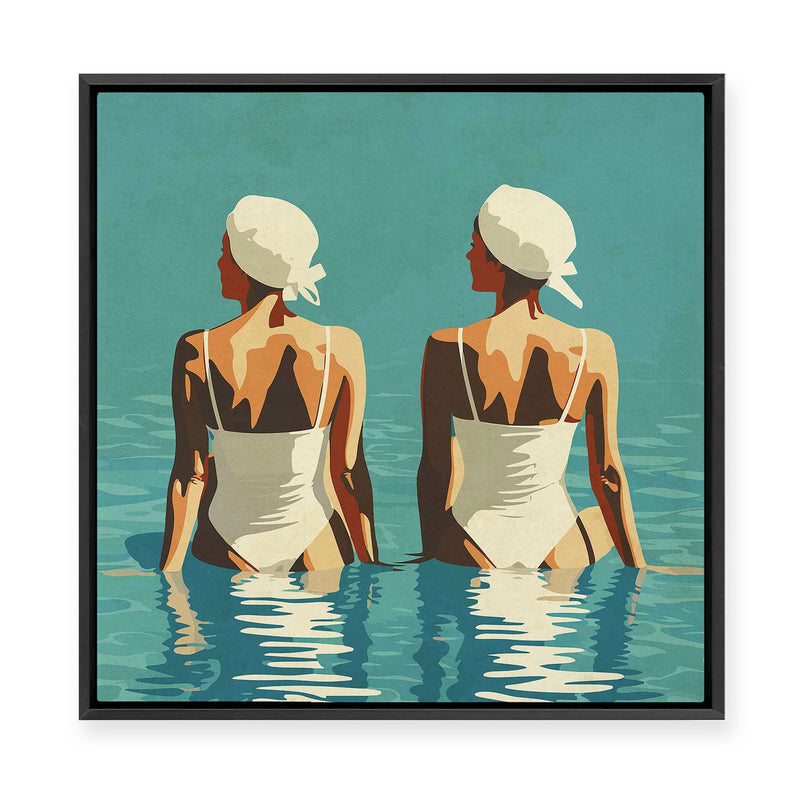 Two Friends | Framed Canvas