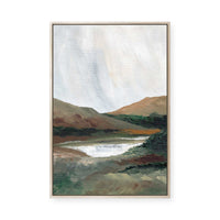 Two Mountains | Framed Canvas