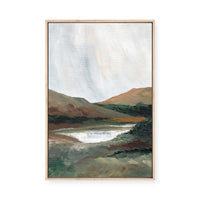 Two Mountains | Framed Canvas