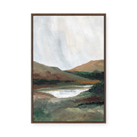 Two Mountains | Framed Canvas