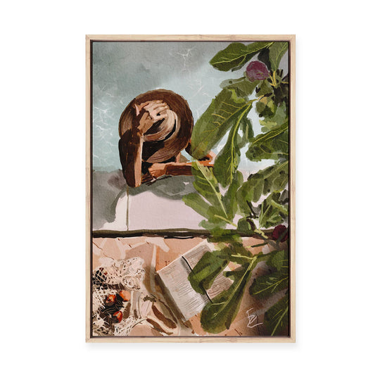 Under the Fig Tree | Framed Canvas