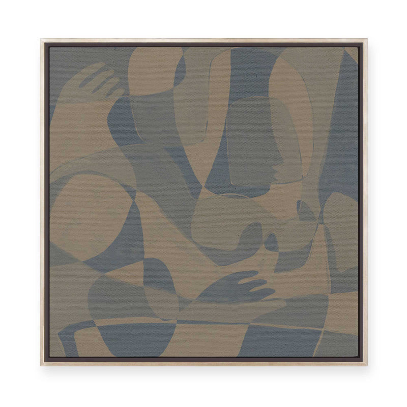 Unfolding I | Framed Canvas