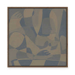 Unfolding I | Framed Canvas