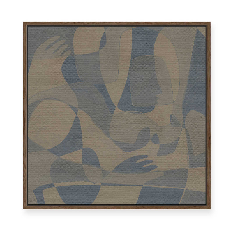 Unfolding I | Framed Canvas