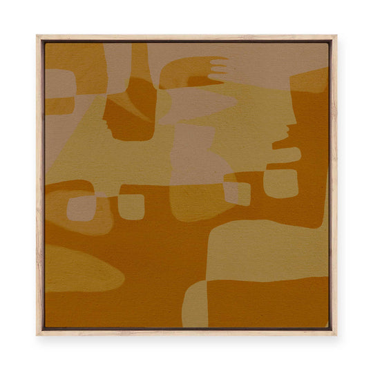 Unfolding II | Framed Canvas