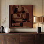 Unfolding III | Framed Canvas