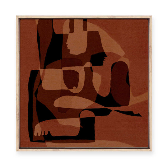 Unfolding III | Framed Canvas