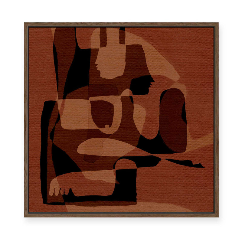 Unfolding III | Framed Canvas