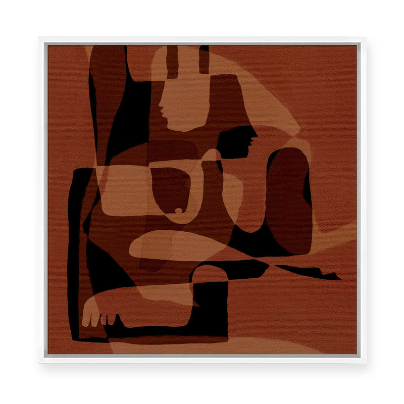 Unfolding III | Framed Canvas