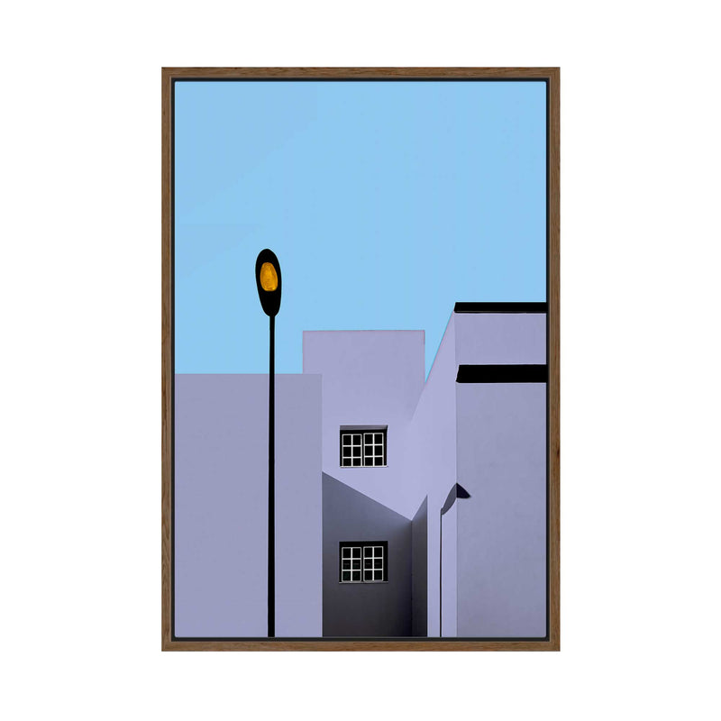 Urban Minimalism | Lavender | Framed Canvas