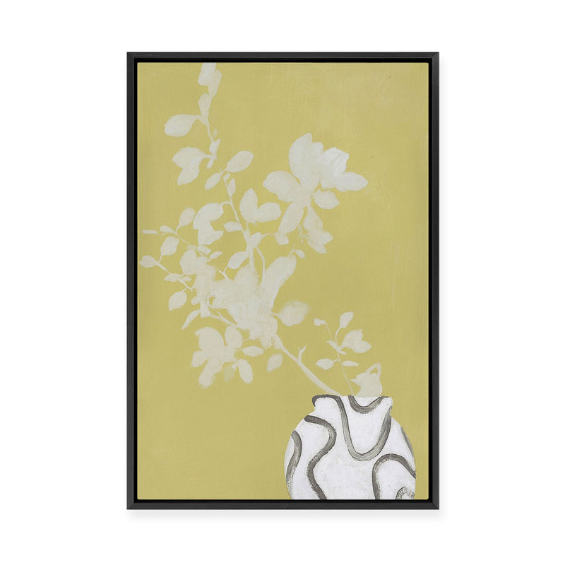 Vanilla Yellow | Framed Canvas