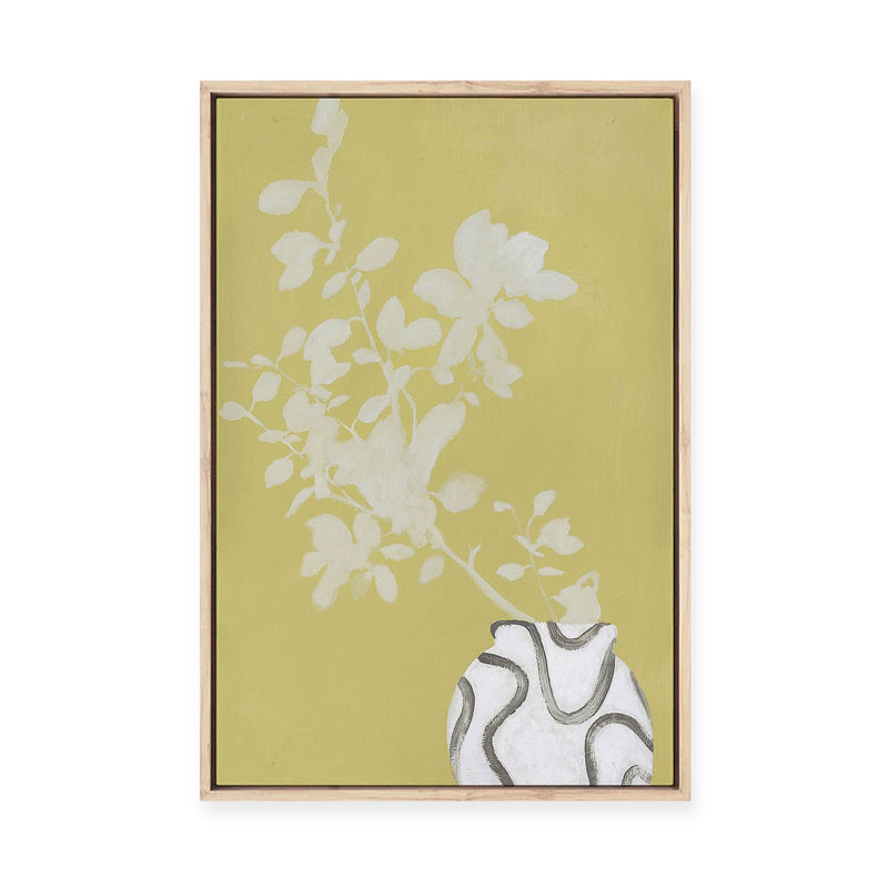 Vanilla Yellow | Framed Canvas