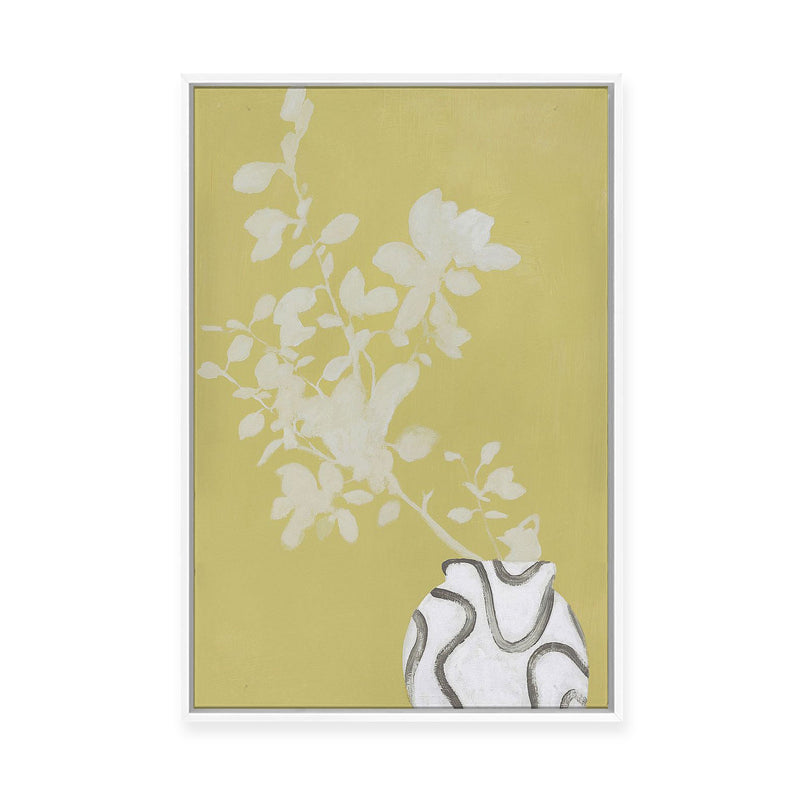 Vanilla Yellow | Framed Canvas