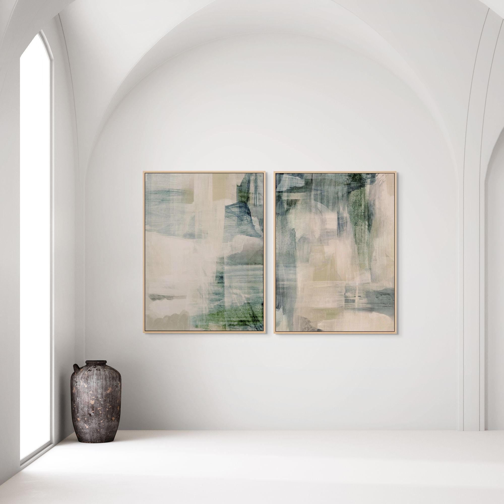 Vapor II | Framed Canvas