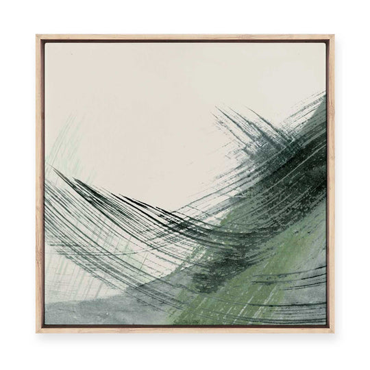 Verdant Sweep | Framed Canvas