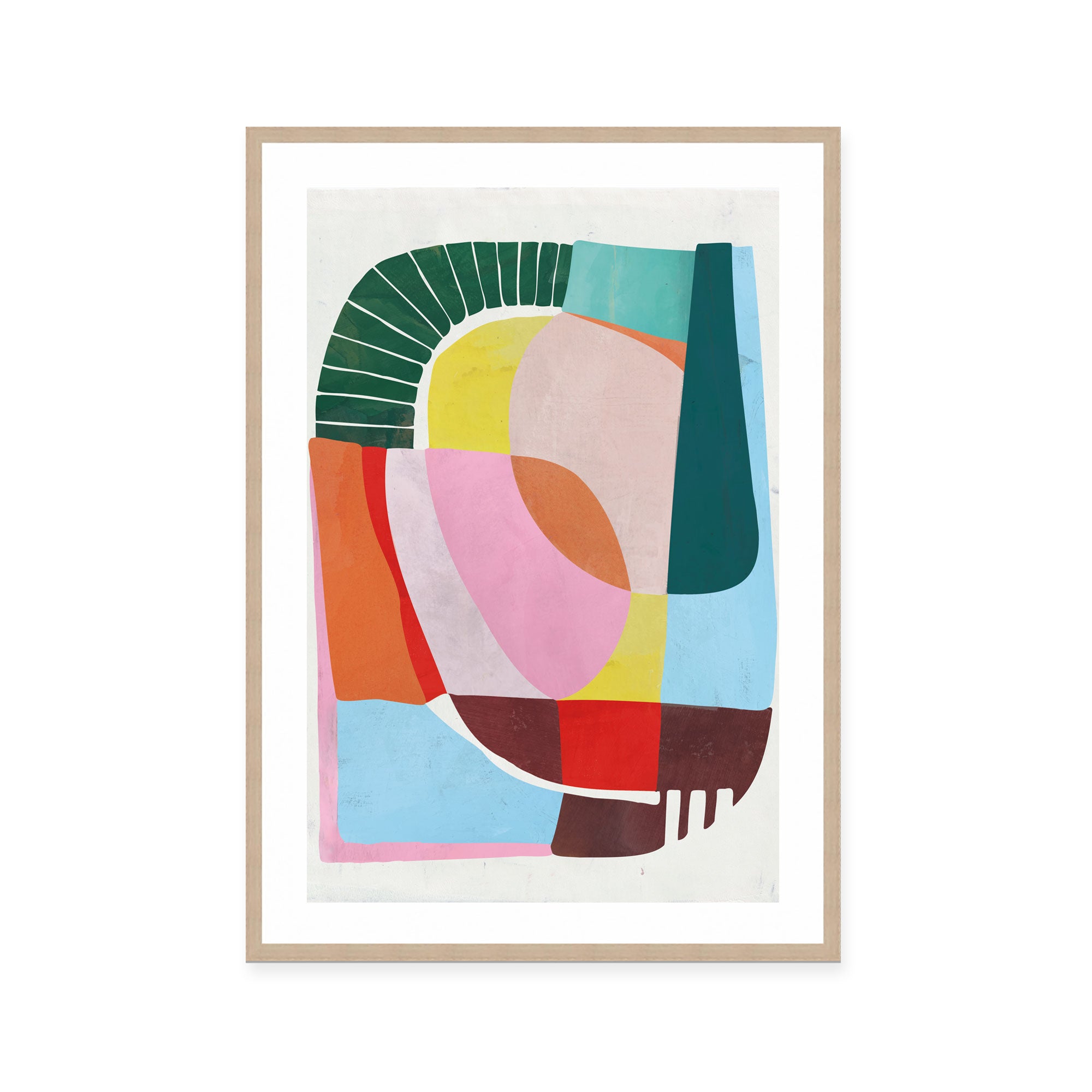 Vibrant Abstract Shapes II